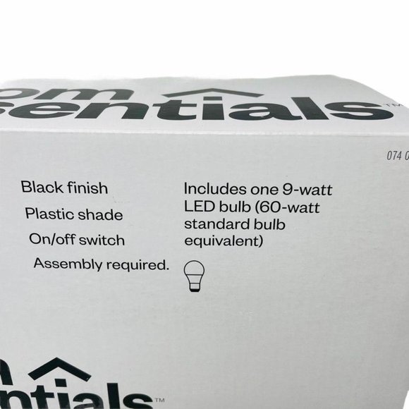 Room Essentials Torch Floor Lamp - Black - Picture 5 of 6